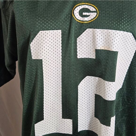 Reebok Aaron Rodgers Green Bay Packers Green Jersey - Picture 6 of 7